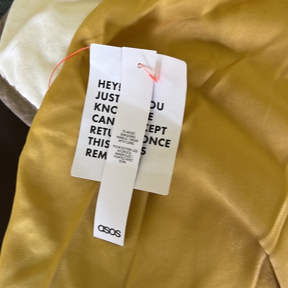 Yellow ASOS Midi Dress - Picture 4 of 4